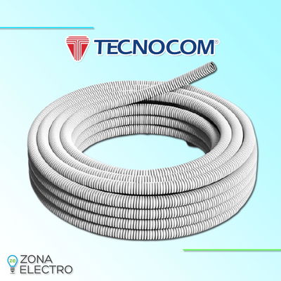 CAO TECNOCOM CORRUGADO PVC BCO 1 PULG.