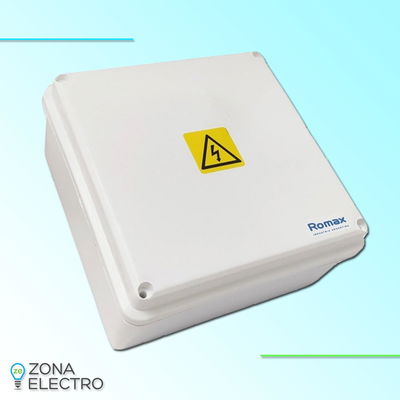 CAJA PASO ROMAX 20X20X13.5 BLANCO IP65 514