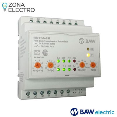 RELE BAW TRANSF AUT 3F 4C 220-415V RUT34-1M
