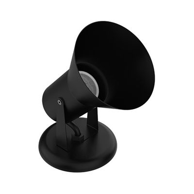 AP SPOTSLINE 580/1 NEGRO CABEZAL CHAPA 1XE27