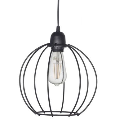 COLG.FERROLUX C102 JAULA CALABAZA CHICA NEGRO E27