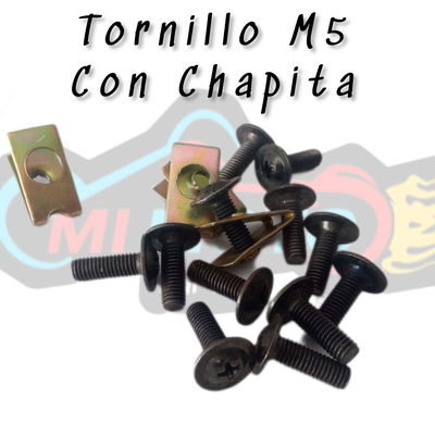 TUERCA RAPIDA CON TORNILLO M5 X 10