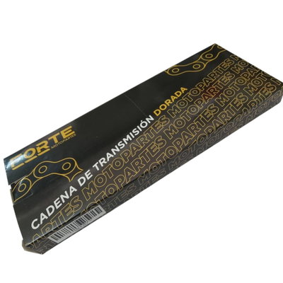 CADENA 520H X 118 DORADA