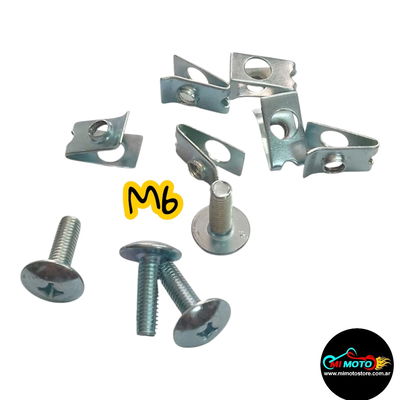 TUERCA RAPIDA CON TORNILLO M6 