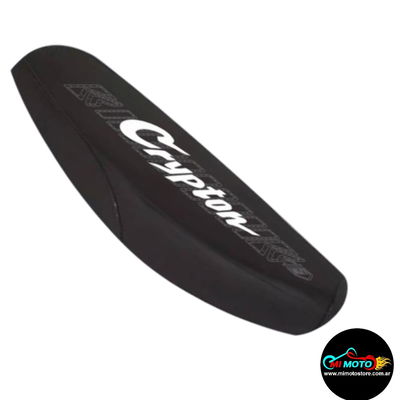 FUNDA CRYPTON 105 NEGRA LOGO BLANCO