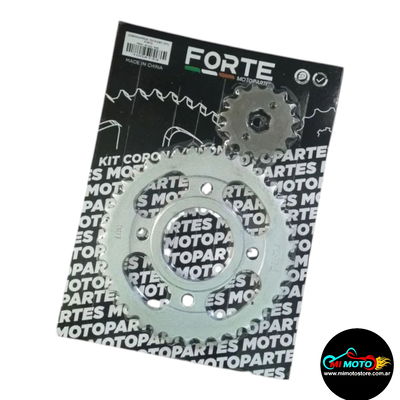 CORONA Y PIÑON RX 150 FORTE