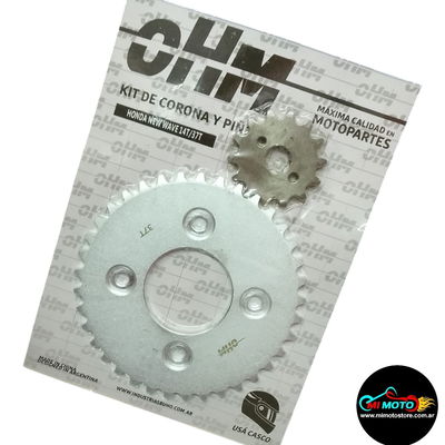CORONA Y PIÑON HONDA WAVE S OHM