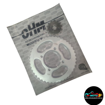 Kit Corona y Piñón Yamaha 125 YBR OHM