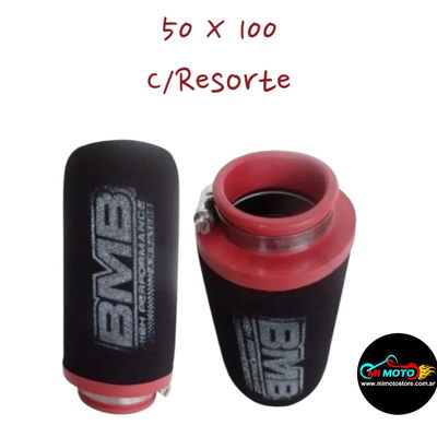 FILTRO DE AIRE 50 X 100CON RESORTE BMB