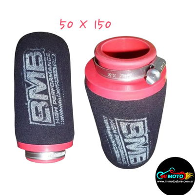FILTRO DE AIRE 50 X 150 CON RESORTE BMB