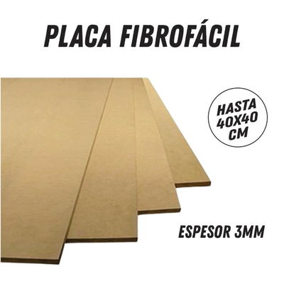 Placa Cuadrada MDF