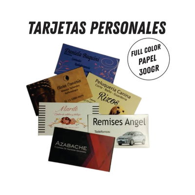 Tarjetas Personales