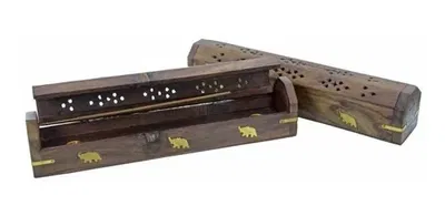 Porta Sahumerio Bahul de Madera XL