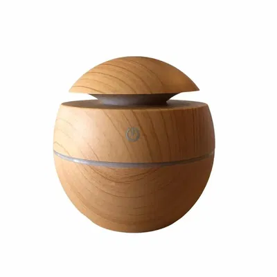 Humidificador Esfera Simil Madera