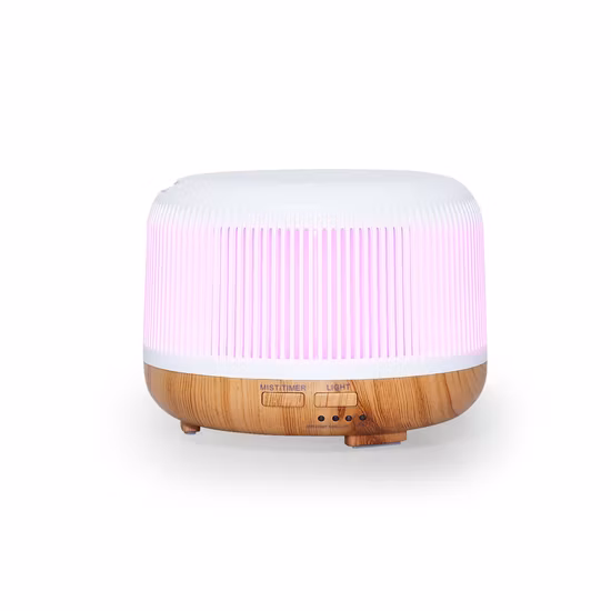 Humidificador Difusor Madera Claro