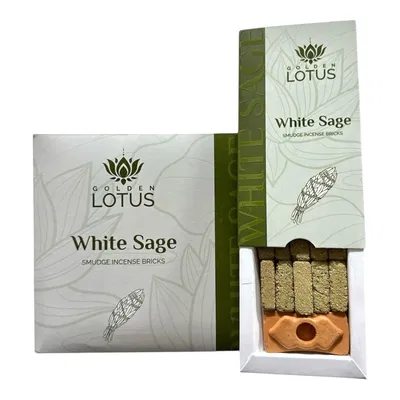 Golden Lotus Bricks x15 unid Salvia Blanca