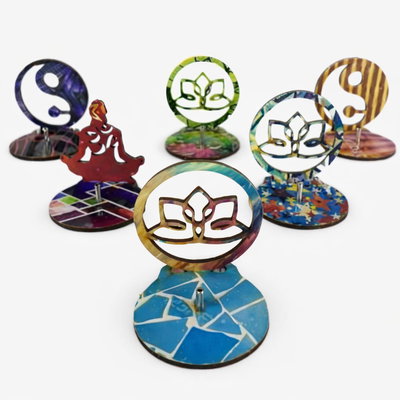 Porta Sahumerio Redondo Figuras 