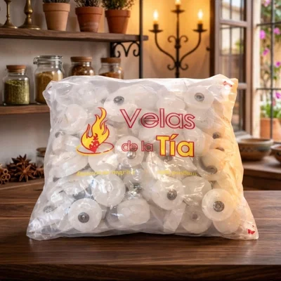 Vela de Noche Blancas DeLaTia x50