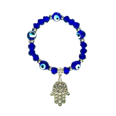 PULSERA CRISTAL OJOS TURCOS