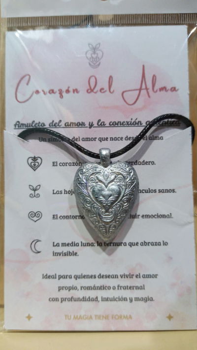 Collar Colgante Corazon del Alma