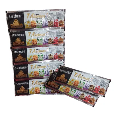Sahumerio TERA INDIA sobre 7 aromas x 12 sobres