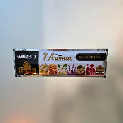 Sahumerio TERA INDIA sobre 7 aromas