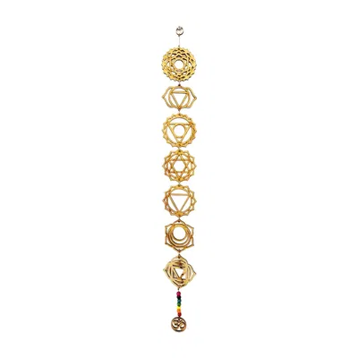 COLGANTE TIRA 7 CHAKRAS MDF CRUDO