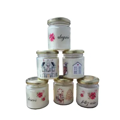 Vela de Soja Aromatica Navideña