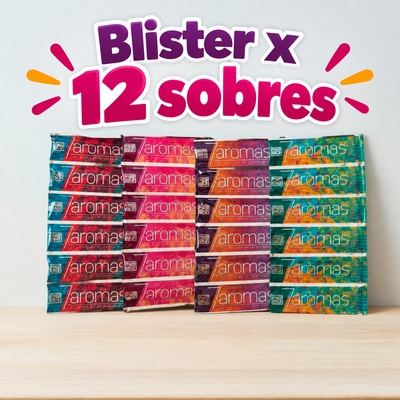 Sahumerio 7 Aromas Pura Raiz (Sobres) Blister x 12
