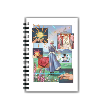 Cuaderno Castillo del Vagabundo Collage A5 Tapa dura Anillo 