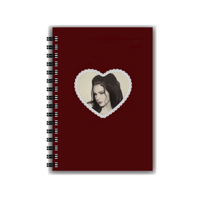 Cuaderno Lana del Rey Corazon A5 Tapa dura Anillado