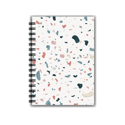 Cuaderno Terrazo A5 Tapa Dura Anillado