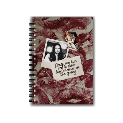 Cuaderno Lana del Rey Collage A5 Tapa Dura Anillado