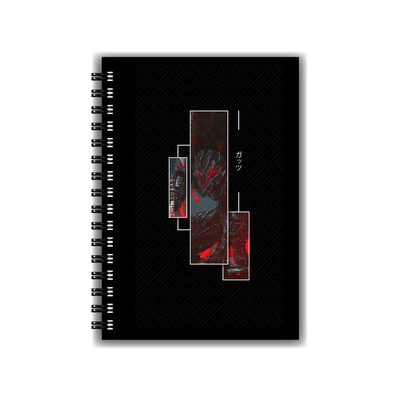 Cuaderno Berserk Armadura A5 Tapa Dura Anillado