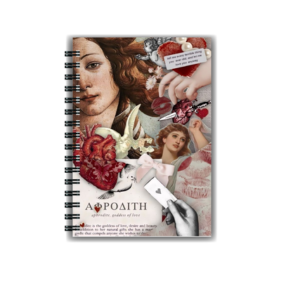 Cuaderno Pinturas Afrodita A5 Tapa Dura Anillado