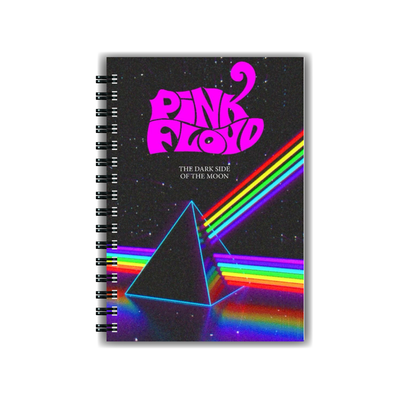 Cuaderno Pink Floyd A5 Tapa Dura Anillado