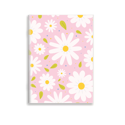 Cuaderno Margaritas Rosas A5 Tapa blanda Abrochado