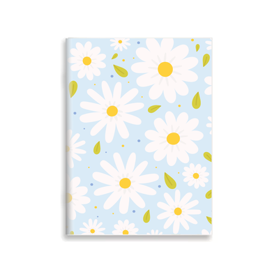 Cuaderno Margaritas Celeste A5 Tapa blanda Abrochado
