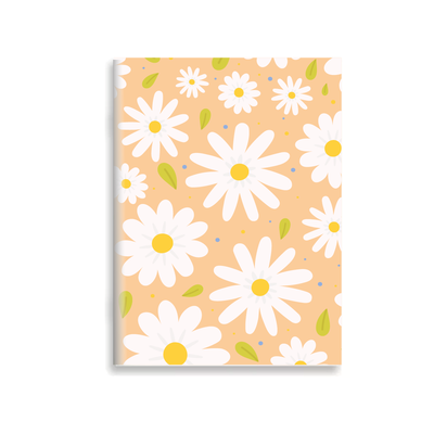 Cuaderno Margaritas Amarillo A5 Tapa blanda Abrochado