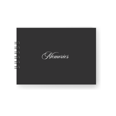 Álbum de Fotos Memories Negro A5 50 Hojas Anillado
