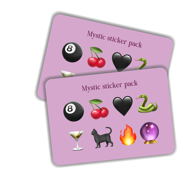 Stickers pack emojis Mystic