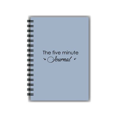 Journal de Agradecimiento Azul Acero Tapa dura A5 