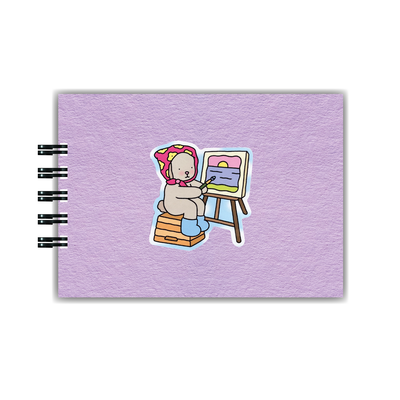 Cuaderno para pintar Tapa Dura 15x21cm cm Lila