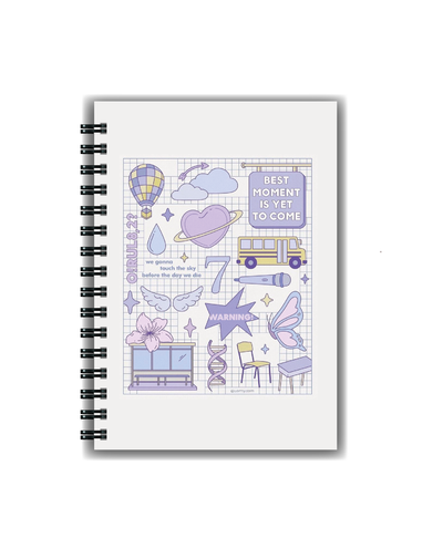Cuaderno BTS Collage A5 Tapa dura A5 Anillado