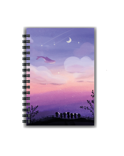 Cuaderno BTS Cielo A5 Tapa dura A5 Anillado