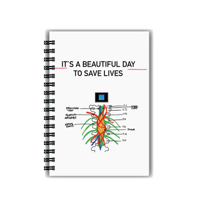 Cuaderno Greys Anatomy Diagrama A5 Tapa dura A5 Anillado