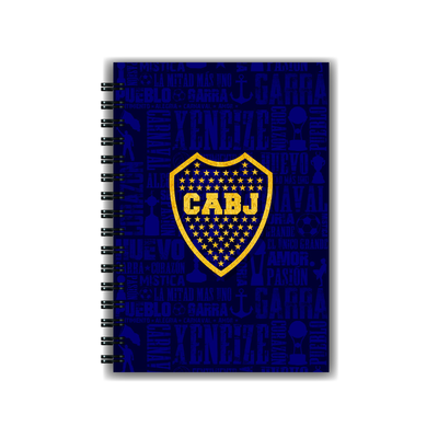 Cuaderno Boca Escudo Azul A5 Tapa dura A5 Anillado
