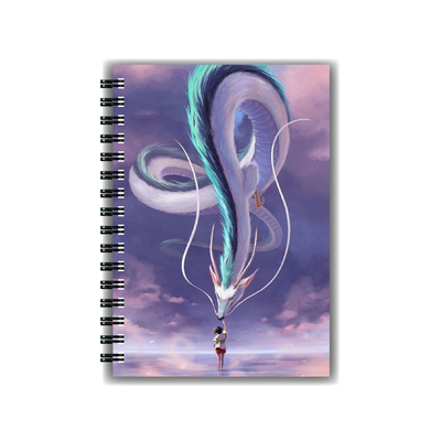 Cuaderno Viaje Chihiro Dragon A5 Tapa Dura Anillado 