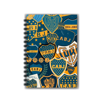 Cuaderno Boca Collage A5 Tapa dura A5 Anillado