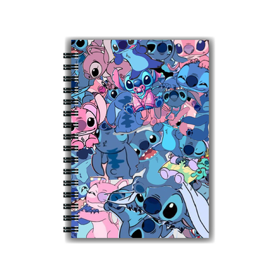 Cuaderno Stitch Collage A5 Tapa dura A5 Anillado
